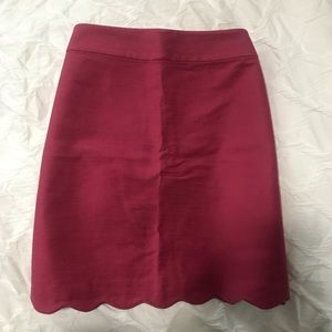 Loft Scallop Skirt